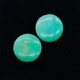 thumbnail image 3 of Radiant Natural Chrysoprase Agate Coin Beads | Green |12x5 mm | 2 Beads |, 3 of 8