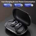 thumbnail image 7 of Active Noise Cancelling Bluetooth 6.0 Wireless Headphone, Wireless Earbuds with Adjustable Ear Hooks, 60H Playtime & LED Digital Display, IPX7 Deep Bass Sport Earphones Ear buds for Workout, Gym, 7 of 7