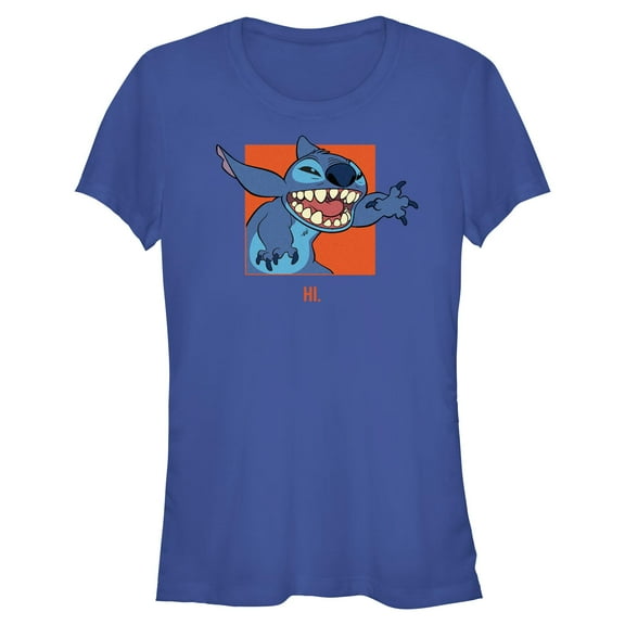 Juniors Lilo & Stitch Hi Alien Portrait T Shirt