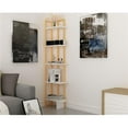 thumbnail image 1 of Decorotika MAL71BCB03 71 in. Alice Industrial Corner Unit Bookcase - Gold & White, 1 of 1