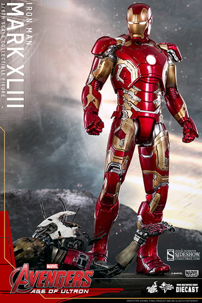 Iron Man Mark XLIII Die Cast Hot Toys 