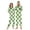 W782, variant on joogoo Dinosaur on Checkered Unisex Adults Onesies Pajamas Jumpsuits L