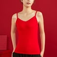 thumbnail image 2 of AherBiu Women's Tank Tops Slim Fitted Stretchy Solid Color Basic Comfy Camis Spaghetti Strap Bottom Tops, 2 of 4