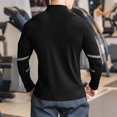 thumbnail image 4 of WTOBBY Men's Breathable Stretch Fit Long Sleeve Jacket, Quick Dry Sports Fitness Coat, Lightweight Outdoor Training Wear for Running and Gym,Black L, 4 of 4