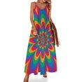 thumbnail image 1 of Vestido sin mangas con flores infinitas Vestido de mujer Falda de verano para mujer, 1 of 7