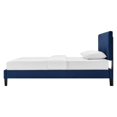 thumbnail image 3 of Platform Bed Frame, Tufted, Blue Navy, Velvet, Bedroom, Modern Contemporary Boutique HB35170, 3 of 10