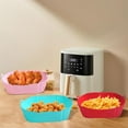 thumbnail image 6 of 55cm Mint Amazon Spot Air Fryer Mat Thickened Food Grade Silicone Baking Mat Home Air Fryer Baking Tray, 6 of 8