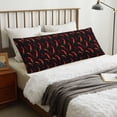 thumbnail image 5 of KLL Ultra Soft Microfiber Body Pillow Cover/Pillowcases 20"x54" with Hidden Zipper Closure-Red Hot Chili, 5 of 5