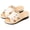 White, variant on Clearence Women's Fish Mouth Platform Sandals Thick Wedge Heel Non-Slip Soft Sole Summer Slippers Lightweight Beach Shoes for Casual Walking & Home Comfort