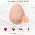 thumbnail image 4 of Self Adhesive Silicone Breast Forms Waterdrop Bra Enhancers for Mastectomy  1 Pair 800g B Cup, 4 of 7