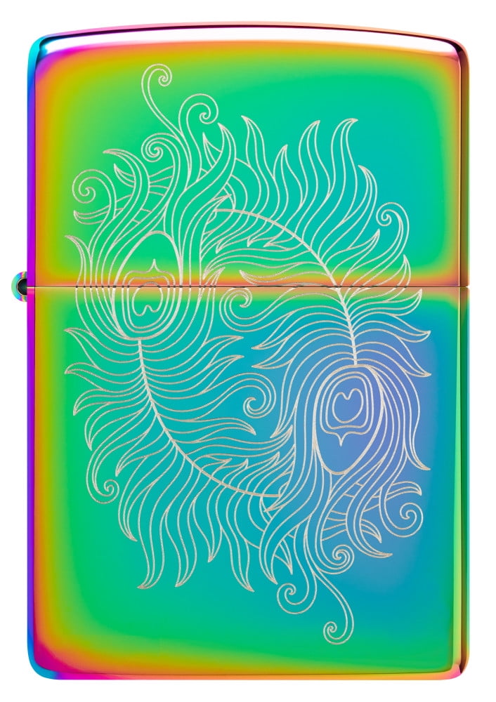 Zippo Laser Engraved Spiritual Design Multi Color Pocket Lighter