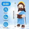 thumbnail image 3 of 13.4"/34cm Talking & Singing Jesus Plush Doll, Christian Stuffed Toy For Kids, Plays Bible Verses & Hymns, Religious Gift For Xmas, Christening, Baptism, Easter, Sunday School, Nursery Decor, 3 of 8