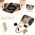 thumbnail image 2 of FORMRS Womens Shoulder Bag with Chain Strap Clutch Purse Cute Tote Handbag, Colorful Black, 2 of 7