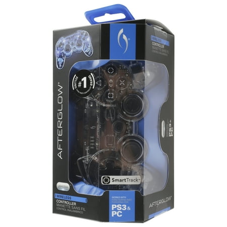 PDP Afterglow Wireless Controller for PS3 064-015-NA-BL, Blue