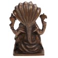 thumbnail image 5 of Brass World Antique Brass God Narasimha Statue Lord Religious Idol Home Decor Height 8.5 ", 5 of 5