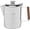 9 cup, variant on Stainless Steel Camping Coffee Percolator with Treated Wood Handle & Clear Glass Lid, Stovetop Safe Outdoor Coffee Pot Without for Backpacking, RV, Hunting and Picnic Trips