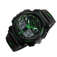 thumbnail image 2 of Reloj para hombre Minnieouse alarma militar LED deportivo impermeable Digital Verde, 2 of 6