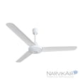 thumbnail image 1 of Narvik, Ventilador de Techo Industrial, 56 pulgadas, Aspas Aluminio, Control de Pared, Blanco Mate, Nuevo, 1 of 8