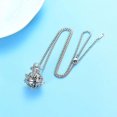 thumbnail image 5 of Vintage Cremation Jewelry for Ashes Stainless Steel Memorial Urn Necklace Hollow Flower Pendant Locket with Mini Jar Keepsake for Women Men, 5 of 6