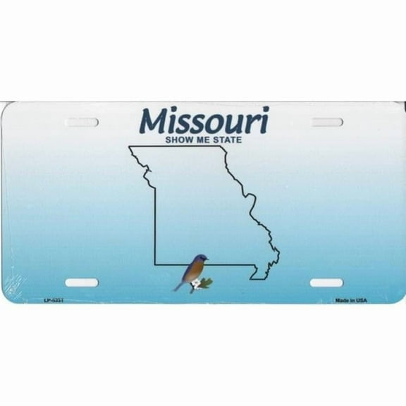 Missouri Metal License Plate