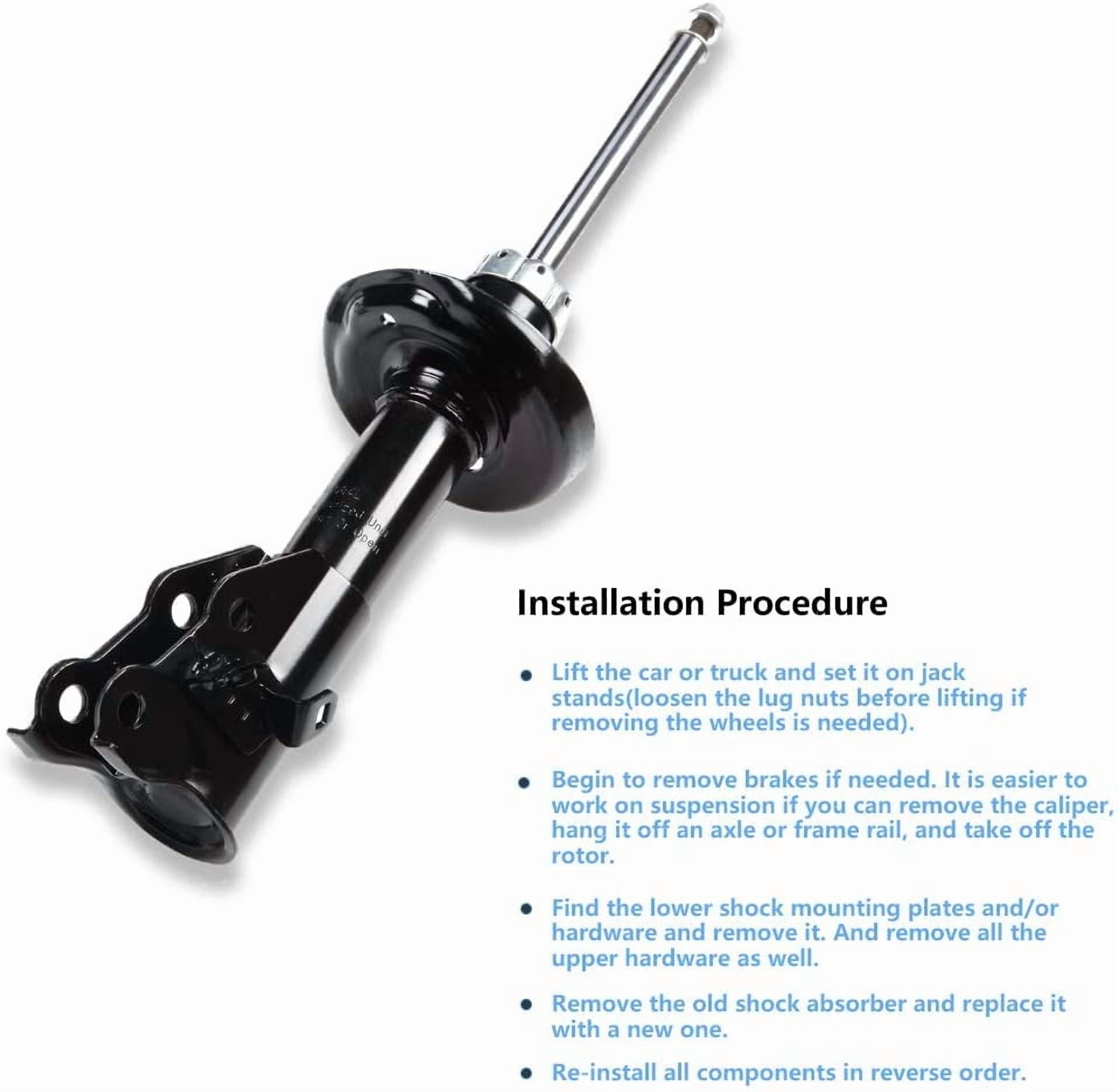 Shocks Struts,ECCPP Front Rear Shock Strut Absorbers Kits Compatible with 2006 2007 2008 2009 2010 for Honda Civic 348023 5609 339256 72285 339255 72284