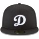 Men�s New Era Black Los Angeles Dodgers 59FIFTY Fitted Hat Men�s New Era Black Los Angeles Dodgers 59FIFTY Fitted Hat
