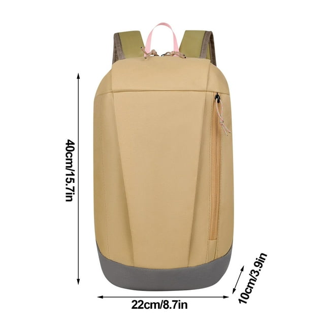 Lightweight Breathable Fabric Backpack for Day Trips - 120g Cloth Material with Comfortable Shoulder Straps - Spacious Design for Essentials, Ihhxbz