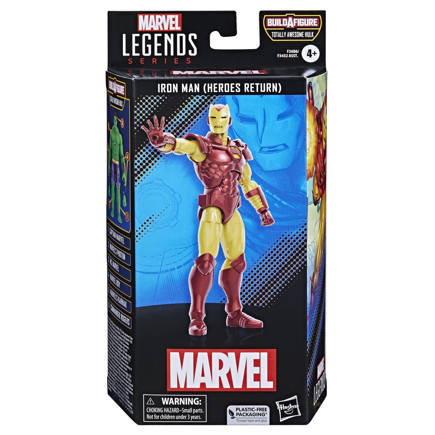 Marvel Legends Series Marvel Comics, figurine de collection Iron Man (Heroes Return) de 15 cm, jouet, à partir de 4 ans