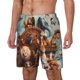 thumbnail image 1 of Fotbe Animal Filled Noahs Ark Traje de Baño para Hombre – Shorts de Natación de Secado Rápido con Forro y Bolsillos-XX-Large, 1 of 6