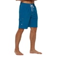 thumbnail image 3 of Tyhengta Men's Quick Dry Swim Trunks Mesh Lining Beach Board Shorts with Pockets Peacockblue L, 3 of 8