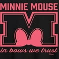 thumbnail image 3 of Disney - Minnie Mouse - In Bows We Trust - Women's Oversized T-Shirt, 3 of 5