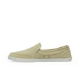 thumbnail image 3 of Sanuk Pair O Dice Natural Slip On Rounded Closed Toe Distressed Flat Sneakers (Natural, 9.5), 3 of 6