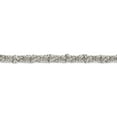 thumbnail image 2 of Sterling Silver 4mm Fancy Byzantine Chain (20 X 4) Made In India qh1076-20, 2 of 5