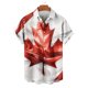 thumbnail image 4 of Blusa y camisa de manga corta con cuello vuelto para hombre, blusa informal de moda con cuello vuelto, blusa estampada de manga corta con botones, blusa de poliéster para hombre, 4 of 6