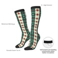thumbnail image 4 of Balery Christmas Snowflakes Plaid Printed Novelty Socks Men's Women's Crew Socks Sports Socks Knee High Socks Cotton Socks Quirky and Cool Socks, 4 of 9