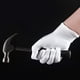 thumbnail image 3 of Guantes de algodón COYAHO blancos, 12 pares, para inspección de servicio, 3 of 7