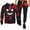 A69 Red, variant on Mens Outfits Evil Smiling Face Print Hoodie And Jogger Pants Halloween Casual Comfortable Sweatsuit Suits Athletic 2 Piece Set Size S Blue