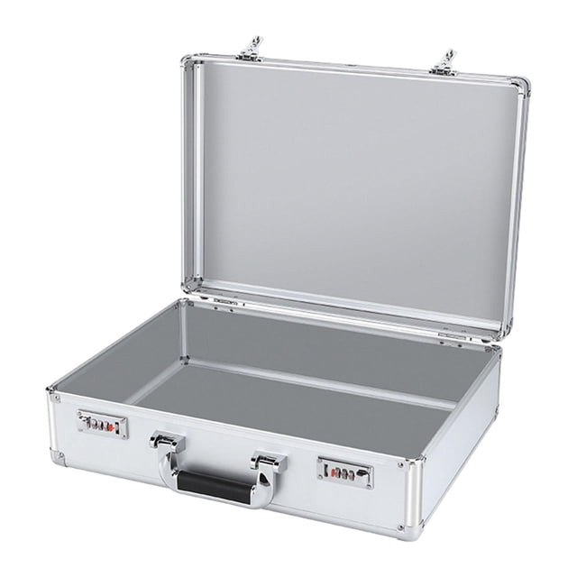 Caja de herramientas de aluminio,Caja de aleación de aluminio,Maleta de viaje portátil,Estuche de transporte de aluminio para reparadores domésticos y contraseña XL