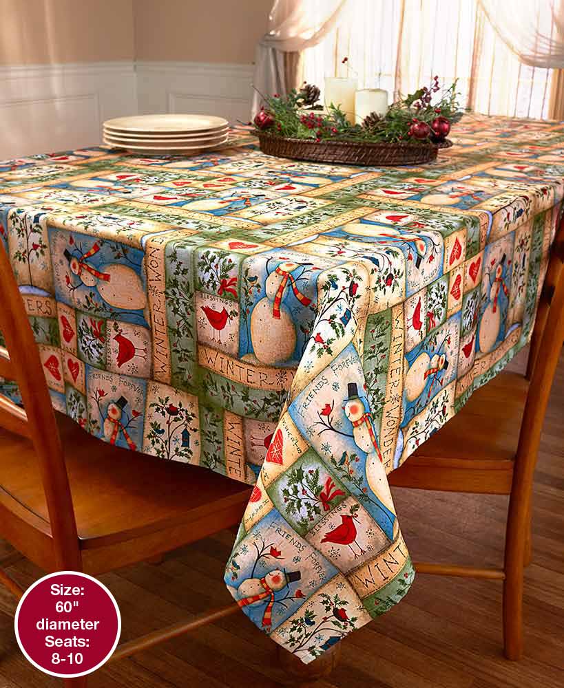 60" Round Tablecloth