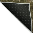 thumbnail image 4 of 8' X 10' Chocolate And Gray Abstract Washable Indoor Outdoor Area Rug, 4 of 5