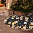 thumbnail image 5 of Haiem Cute Dogs Corgi Pattern Christmas Tree Skirt Merry Christmas Party Christmas Tree Decoration,New Year Decorations-36", 5 of 6