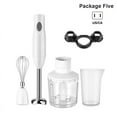 thumbnail image 2 of Hand-hold Blender Immersion Blender Stick Blender Chopper Whisk Food Grinder for Smoothie Puree Infant Food  US Plug Package Six, 2 of 6