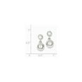 thumbnail image 2 of Primal Silver Sterling Silver 8mm Dangle Ball Earrings, 2 of 5