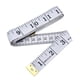 thumbnail image 1 of 2Pack Cinta Métrica Suave 60 Pulgadas 1.5M Doble Escala Cinta Métrica Suave, Coser Tela a Medida Regla y Modista Cinta Flexible Regla pare Cintura Sujetador Circunferencia de Cabeza (negro), 1 of 4