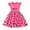 Pink, variant on Girls Dresses Casual Sleeveless Mesh Dress With Cartoon Strawberry Cherry Print Elastic Waist Comfortable Playwear For Toddler Kids Age 2 7