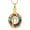 Gold-Rainbow, variant on Circle of Life Urn Cremation Jewelry Crystal Tree of Life With Small Heart Memorial Keepsake Urn Locket Pendant Heart Memorial Urn Keepsake Jewelry