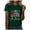 Dark Green, variant on Active Tops Women Top Extra Long Spandex T Shirts for Women V Neck Tee Graphic Long Sleeve Shirt Workout T Shirts Women Long Sleeve Shirt Short Sleeve Tee Tops Women V Neck Red S