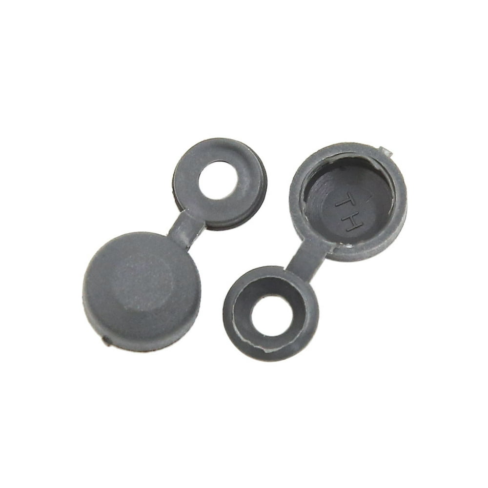 50pcs 4.5mm Hole Hinged Screw Cover Fold Snap Caps for Car Home
