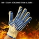 thumbnail image 4 of Guantes Para Barbacoa Guantes Para Horno Resistentes Al Calor Extremo De 932 °F Guantes Para Asar A La Parrilla Ignífugos Manoplas Para Horno De Cocina Lavables Antideslizantes Muyoka Hogar, 4 of 7