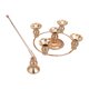 thumbnail image 1 of unbranded 1 De De Hierro Dorado Con Velas Ideal Para En Bodas Y, 1 of 8